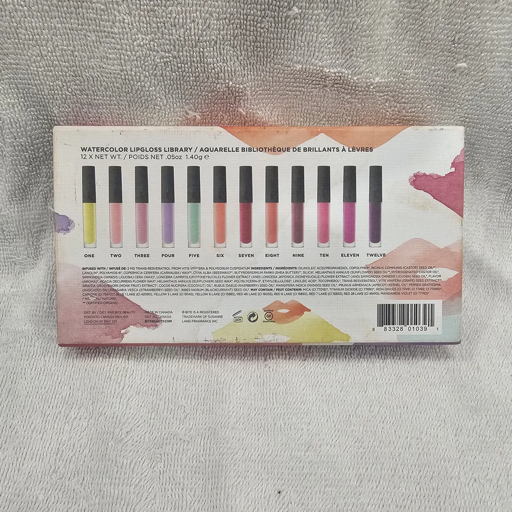 Bite Beauty Watercolor Lipgloss Library Lip Gloss Set - Picture 3 of 4